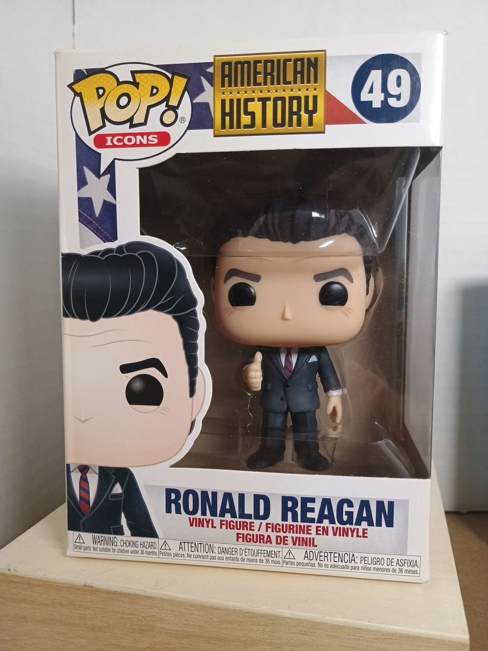 Funko Ronald Reagan #49 Pop! Icons Vinyl Figure